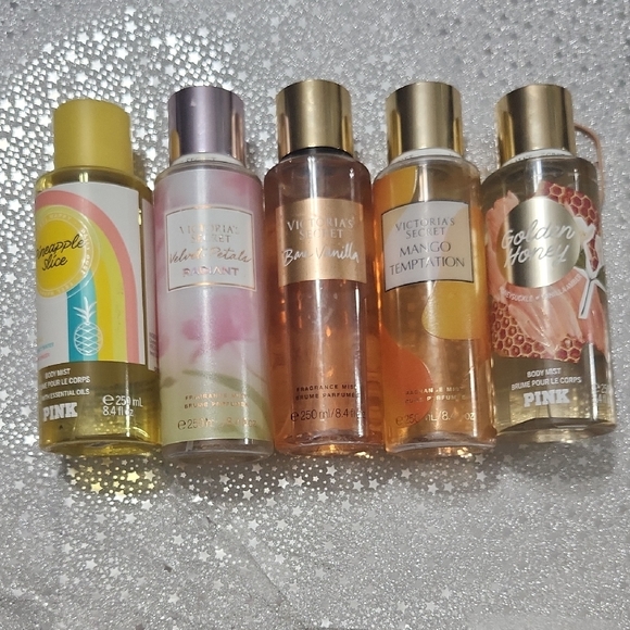 Victoria's Secret Other - Victoria's Secret Body Wash Set - Yellow, Pink, Orange, Gold